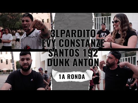 🔥TEMAZOS🔥3LPARDITO x EVY CONSTANZE x SANTOS 192 x DUNK ANTÓN - 1a RONDA BATALLA DE CANCIONES VOL.II
