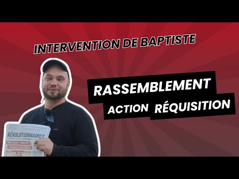 Intervention de Baptiste à Grenoble au rassemblement 