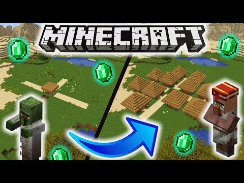 Minecraft Dorf selber Bauen + Dorfbewohner 👨‍🌾💰 || Tutorial 1.14+ (Survival Modus)