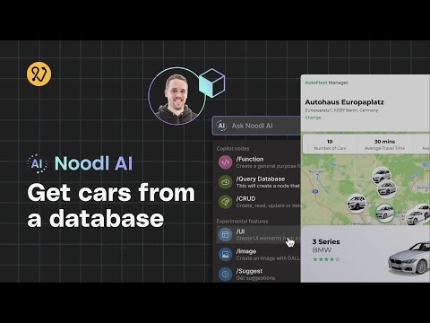 Noodl AI - Get cars from a database