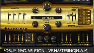 Video thumbnail for Tuto MAO : Saxlab 2 Linplug part 1 Saxophone Vsti/Vst DIDGUITARE by didguitare