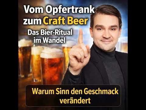 Vom Opfertrank zum Craft Beer: Das Bier-Ritual im Wandel - Warum Sinn den Geschmack verändert