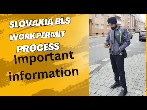 Slovakia BLS work visa process and some important information #slovakia #schengenvisa #workpermit