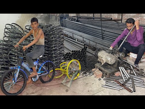 Process of Making Kids Bicycle in Factory | Manufacturing and Mass Production of Bicycles