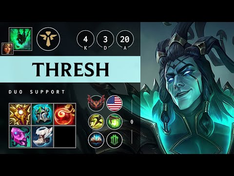 Thresh Support vs Alistar - NA Grandmaster Patch 25.13