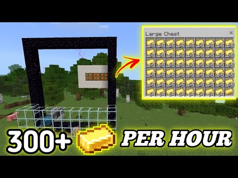 Insane Minecraft Gold Farm Tutorial by Pratik PB!