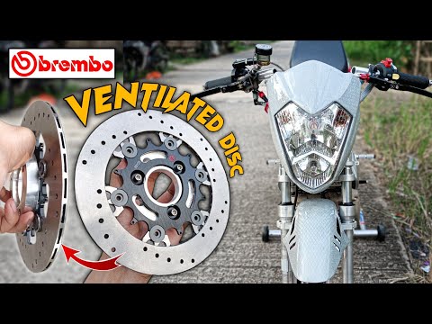 Installing BREMBO VENTILATED DISC