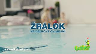 Žralok biely RC do vody 35 cm