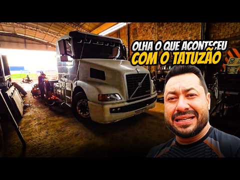 We're working at full speed here! Construction, trucks...