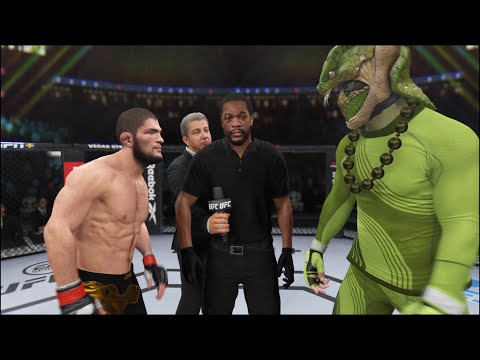 Khabib vs. Kaa Snake - EA Sports UFC 4 - Eagle Fights 🦅