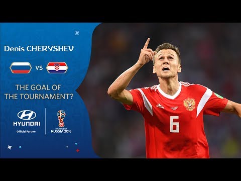 Denis CHERYSHEV goal vs Croatia | 2018 FIFA World Cup | Hyundai Goal of the Tournament Nominee