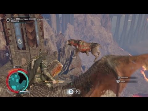 Shadow of War flying caragor
