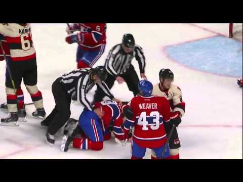 Ottawa Senators Vs Montreal Canadiens. March 15th 2014. (HD)