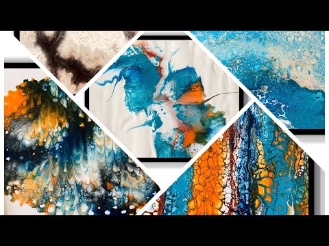 5 TOP TECHNIQUES FOR EASY ACRYLIC POURING ~ GET THE BASIC TECHNIQUES HERE ~ AWESOME ART THERAPY