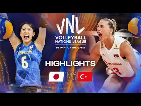 Japan 🇯🇵 vs. Türkiye 🇹🇷 - Quarter Finals | Highlights | Women's VNL 2025