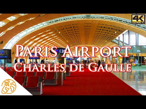 Paris Airport France Charles De Gaulle Airport Tour 4k CDG Airport