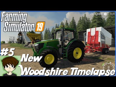 FS19 Timelapse #5 | New Woodshire | Silage Bales & More Cows