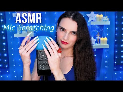 ASMR Mic Scratching with Long Nails to MELT Your Brain 🤤 No Talking for Sleep 😴 1 HOUR 4K