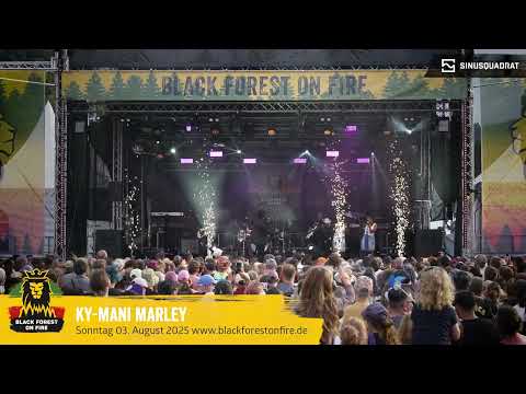 Ky-Mani Marley beim Black Forest on Fire Reggae Festival 2025 in Berghaupten