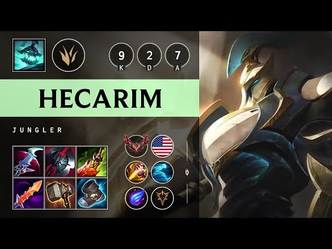 Hecarim Jungle vs Volibear: Dominating - NA Grandmaster Patch 14.18