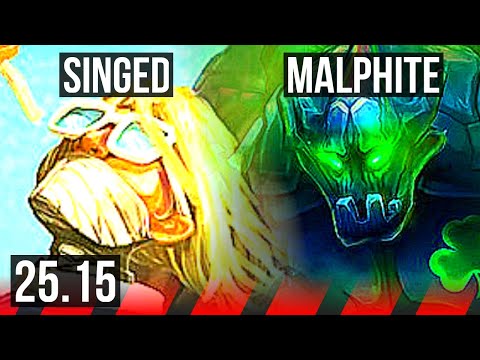 SINGED vs MALPHITE (TOP) | 6/3/13, 700+ games | KR Diamond | 25.15