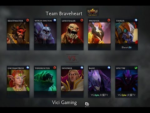 Dota 2 Team Braveheart Vs Vici gaming #G2 | SL i-League StarSeries S2 Braveheart Vs Vici Gaming 2016