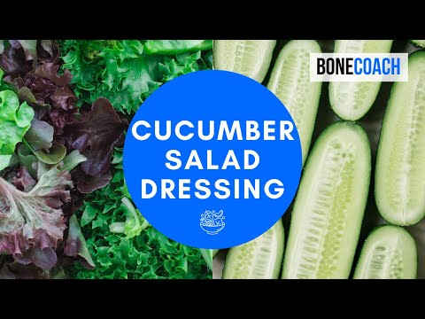 Cucumber Salad Dressing | Gluten-Free, Dairy-Free | BoneCoach™ Recipes