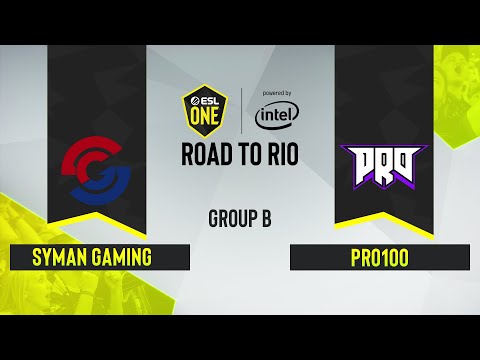 CS:GO - pro100 vs. Syman Gaming [Dust2] Map 1 - ESL One: Road to Rio - Group B - CIS