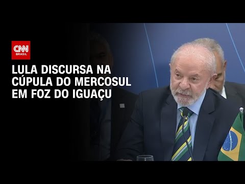 "Mundo está ávido por fazer acordo com o Mercosul", diz Lula | AGORA CNN