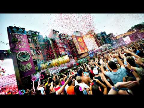 Tomorrowland 2013   David Guetta, Afrojack, Nicky Romero and Steve Aoki HD