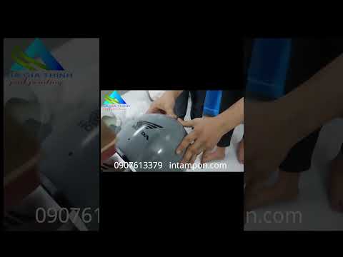 IN TAMPON SẢN PHẨM NÓN BẢO HIỂM