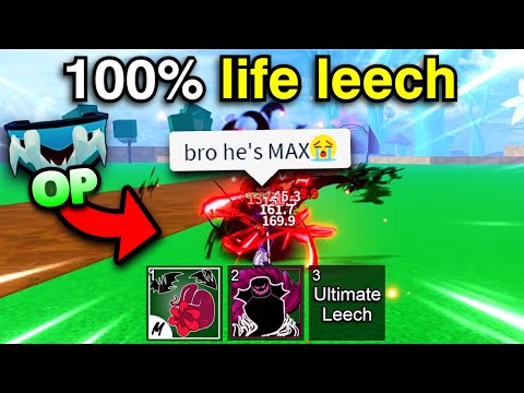I Created The ULTIMATE LIFE LEECH Healing Build In Blox Fruits!