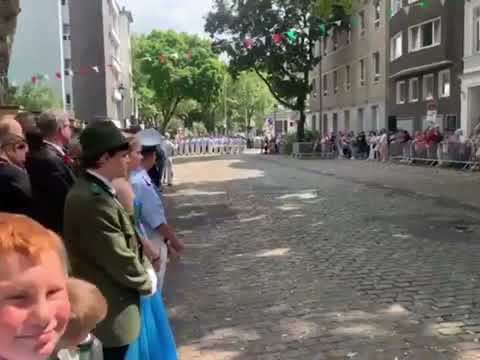 Live von der Parade der Schützen aus Düsseldorf Derendorf am 02.07.2023