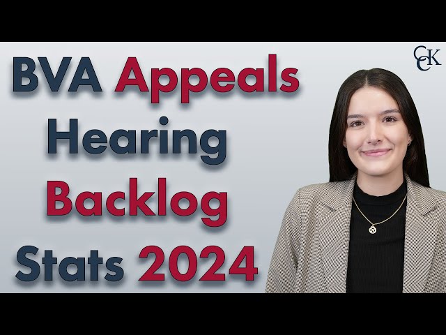 What Is the BACKLOG at the Board of Veterans' Appeals? 2024 Statistics