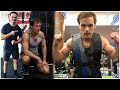 05 Sam Heughan Different Workouts MOTIVATING Fans EVERYDAY