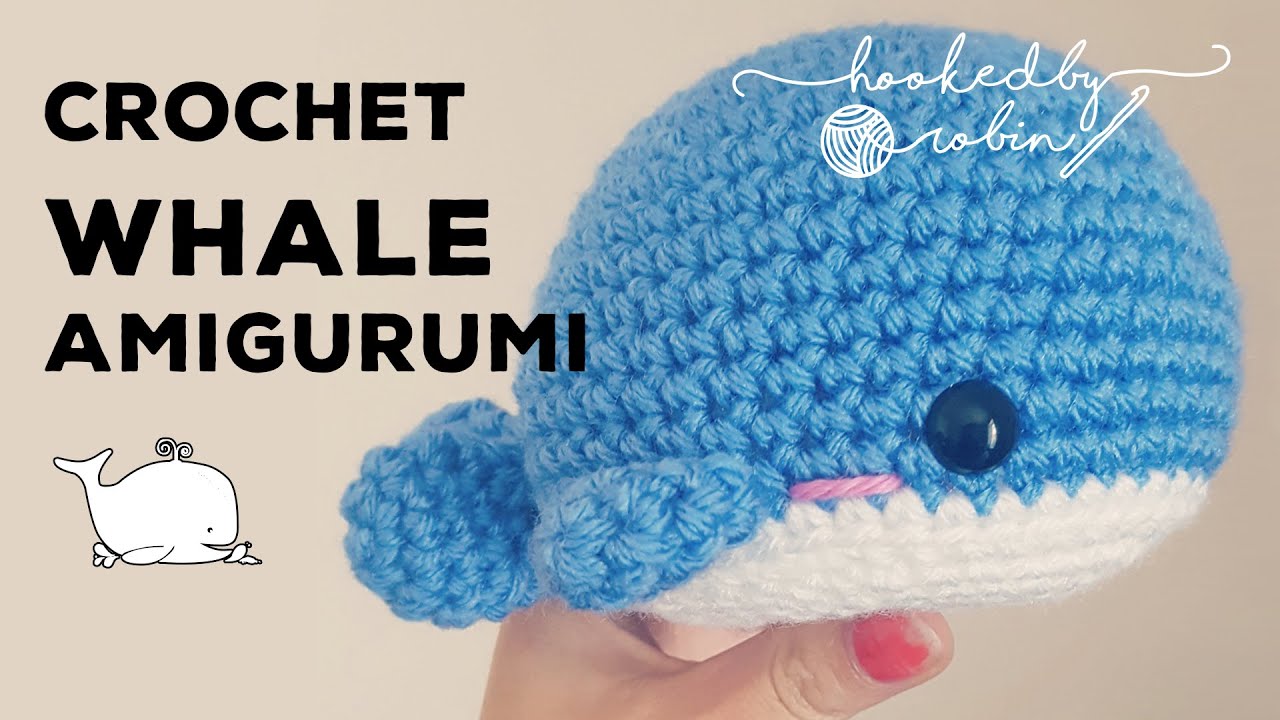 Crochet Amigurumi Whale Pattern | Step by Step Tutorial