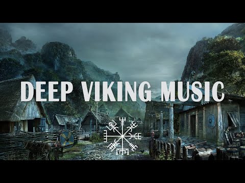 4 Hours Of Nordic/Viking Music for Sleep and Study | Viking life with rain sounds | Viking music