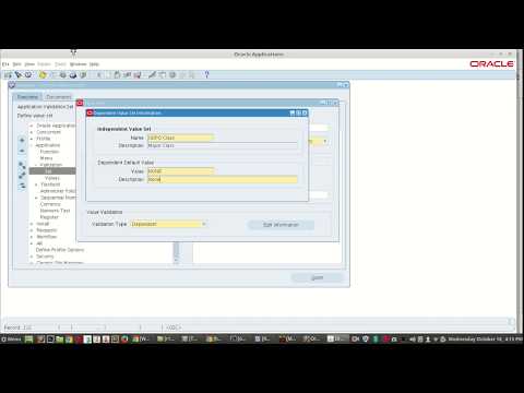 How to Create a Value Set in Oracle EBS