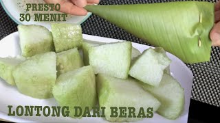 Download lagu CARA MEMBUAT LONTONG, PAKAI DAUN PISANG SEGITIGA DARI BERAS - HANYA 30 MENIT mp3