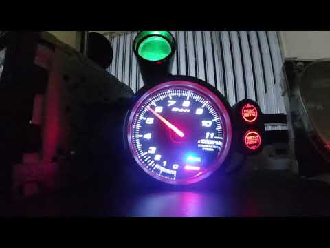 Setting tachometer defi