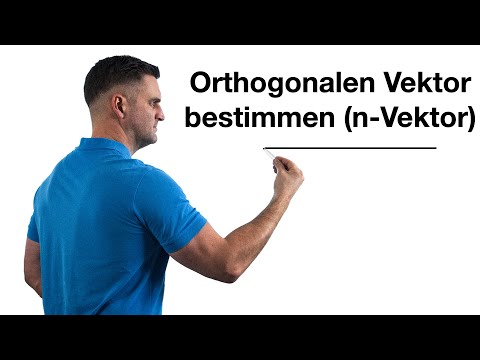 Determine an orthogonal vector (n-vector) | Math by Daniel Jung
