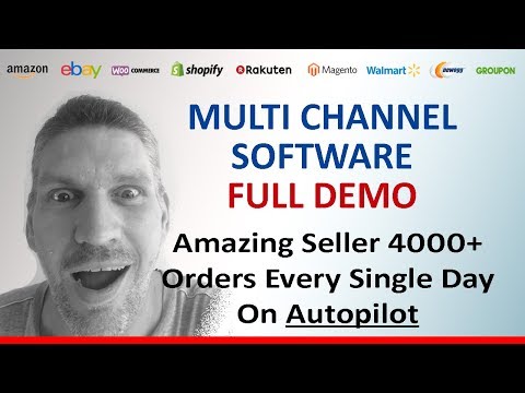 Multi Channel eCommerce Software (Demo) eBay, Amazon, Shopify, Walmart, Website, etc