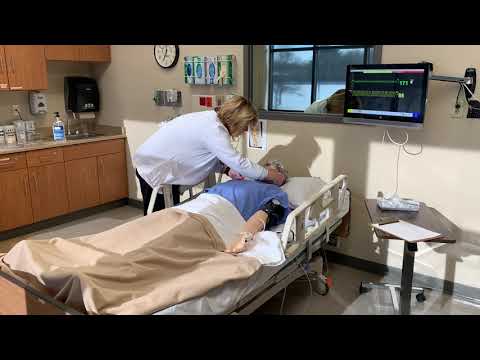 Cardiac Monitoring & Chest Tube Check off Example