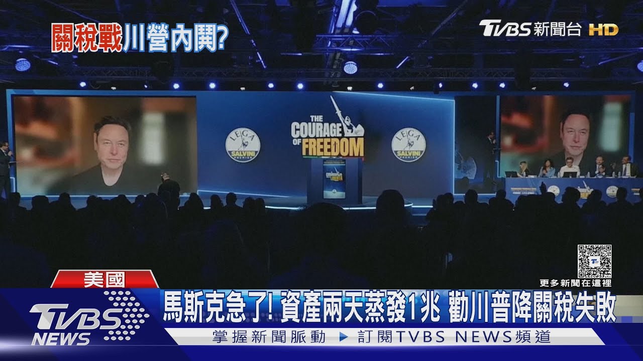 馬斯克急了!資產兩天蒸發1兆勸川普降關稅失敗
