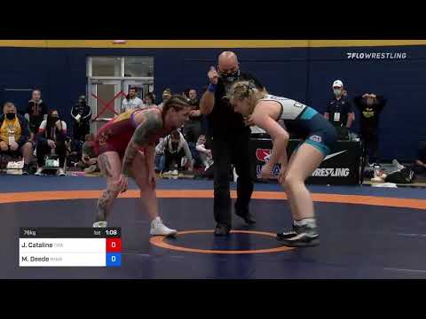 76 Kg Rr Rnd 4 - Jackie Cataline, Titan Mercury Wrestling Club (TMWC) Vs Marlynne Deede, Minnesota