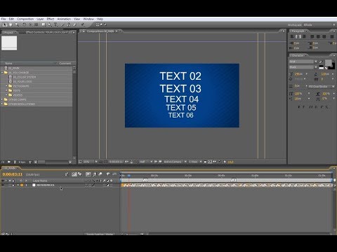 After Effects Template Kinetic 2 Tutorial