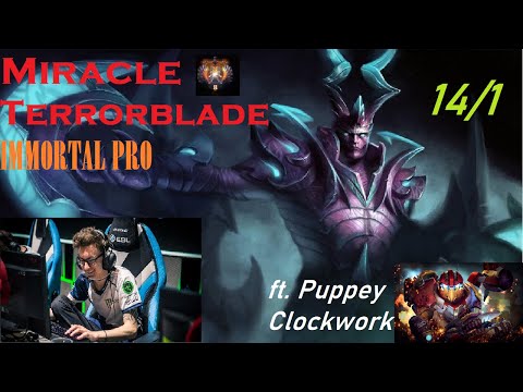 Miracle Terrorblade MVP feat Puppey Clockwork - Immortal Pro Gameplay