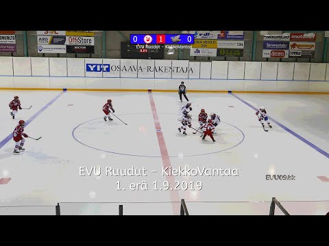 EVU Ruudut - KiekkoVantaa 1.erä 1.9.2019