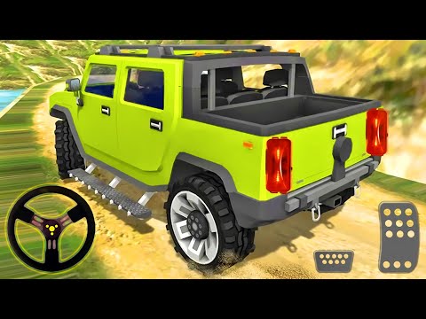 Offroad Jeep Driving Simulator 2021 - 4x4 Hummer Driver Game | Android Gameplay