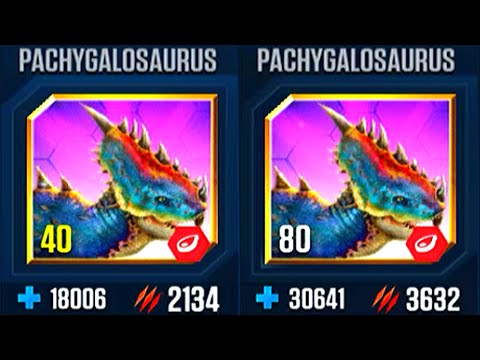 PACHYGALOSAURUS VS PACHYGALOSAURUS TOP 1 AILURARCTOS TOURNAMENT | JURASSIC WORLD THE GAME